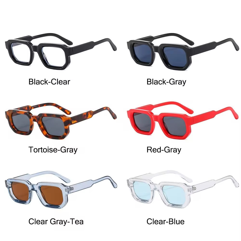 Fashion Retro Small Square Frame Sunglasses Women Shades UV400 Protection Vintage Punk Men Outdoor Sports Sun Glasses Goggles